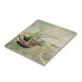 Vincent van Gogh - Fischerboote am Strand Fliese (Seite)