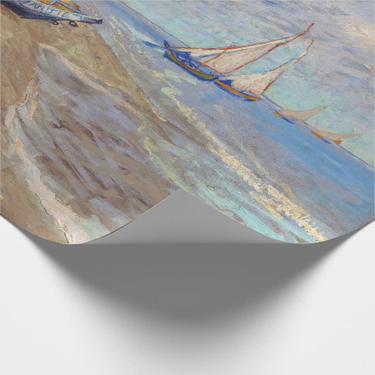 Vincent van Gogh - Fischerboote am Strand Geschenkpapier (Ecke)