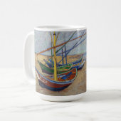 Vincent van Gogh - Fischerboote am Strand Kaffeetasse (Vorderseite Links)