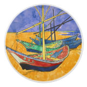 Vincent van Gogh - Fischerboote am Strand Keramikknauf