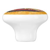 Vincent van Gogh - Fischerboote am Strand Keramikknauf (Seitenansicht)