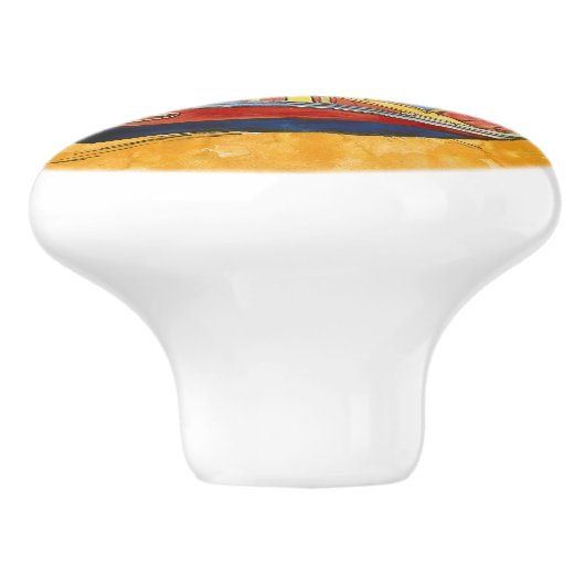 Vincent van Gogh - Fischerboote am Strand Keramikknauf