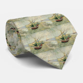 Vincent van Gogh - Fischerboote am Strand Krawatte (Gerollt)