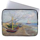 Vincent van Gogh - Fischerboote am Strand Laptopschutzhülle (Vorderseite)