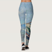 Vincent Van Gogh - Fischerboote am Strand Leggings (Rückseite)