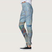 Vincent Van Gogh - Fischerboote am Strand Leggings (Links)