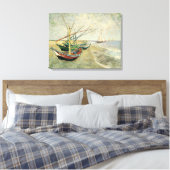 Vincent van Gogh - Fischerboote am Strand Leinwanddruck (Insitu (Schlafzimmer))