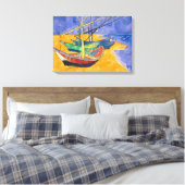 Vincent van Gogh - Fischerboote am Strand Leinwanddruck (Insitu (Schlafzimmer))