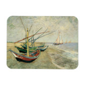 Vincent van Gogh - Fischerboote am Strand Magnet (Horizontal)