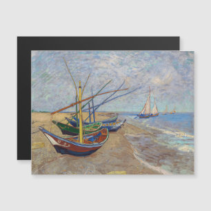 Vincent van Gogh - Fischerboote am Strand Magnetkarte