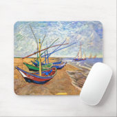 Vincent Van Gogh - Fischerboote am Strand Mousepad (Mit Mouse)