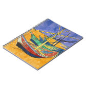 Vincent van Gogh - Fischerboote am Strand Notizblock (Linke Seite)