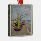 Vincent van Gogh - Fischerboote am Strand Ornament Aus Metall (Rechts)