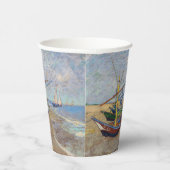 Vincent van Gogh - Fischerboote am Strand Pappbecher (Rechts)