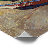 Vincent van Gogh - Fischerboote am Strand Poster (Ecke)