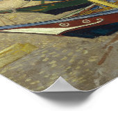 Vincent van Gogh - Fischerboote am Strand Poster (Ecke)