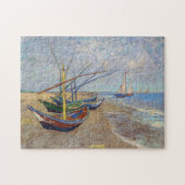 Vincent van Gogh - Fischerboote am Strand Puzzle (Horizontal)