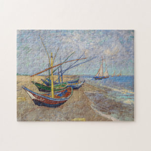 Vincent van Gogh - Fischerboote am Strand Puzzle