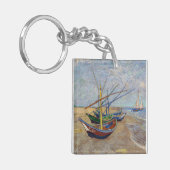 Vincent van Gogh - Fischerboote am Strand Schlüsselanhänger (Vorderseite links)