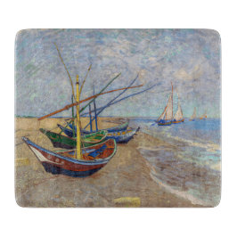 Vincent van Gogh - Fischerboote am Strand Schneidebrett