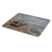 Vincent van Gogh - Fischerboote am Strand Schneidebrett (Ecke)