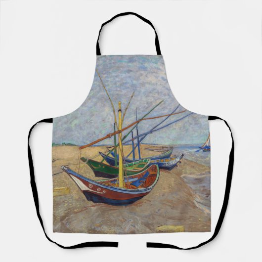 Vincent van Gogh - Fischerboote am Strand Schürze (Vorderseite)