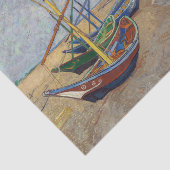 Vincent van Gogh - Fischerboote am Strand Seidenpapier (Ausschnitt)