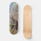Vincent van Gogh - Fischerboote am Strand Skateboard (Vorderseite)