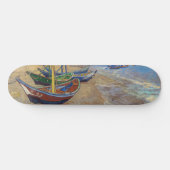 Vincent van Gogh - Fischerboote am Strand Skateboard (Horizontal)