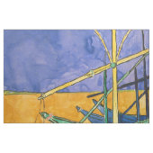 Vincent van Gogh - Fischerboote am Strand Stoff (Fat Quarter (45,7 x 55,9 cm))