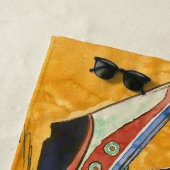 Vincent van Gogh - Fischerboote am Strand Strandtuch (Beispiel)