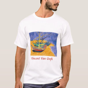 Vincent van Gogh - Fischerboote am Strand T-Shirt