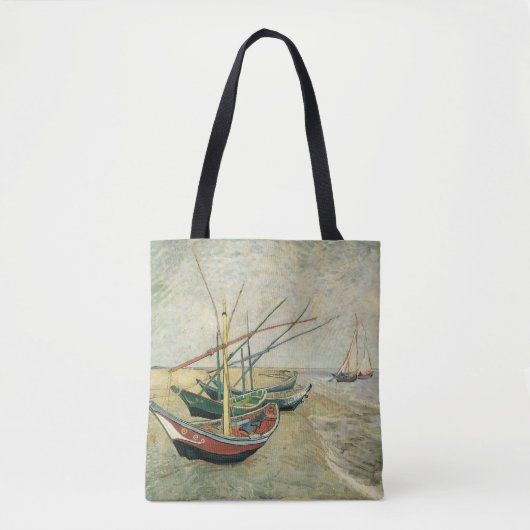 Vincent van Gogh - Fischerboote am Strand Tasche (Vorderseite)