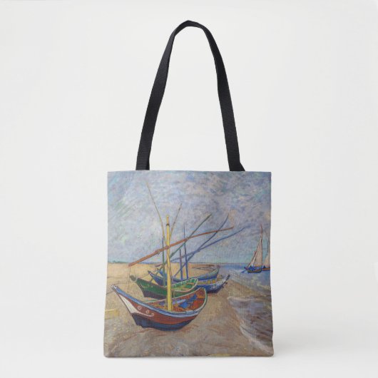Vincent van Gogh - Fischerboote am Strand Tasche (Vorderseite)