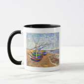 Vincent Van Gogh - Fischerboote am Strand Tasse (Links)