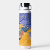 Vincent van Gogh - Fischerboote am Strand Trinkflasche (Rückseite)