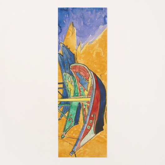 Vincent van Gogh - Fischerboote am Strand Yogamatte (Vorderseite)