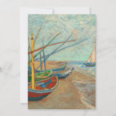 Vincent Van Gogh Fischerboote Einladung (Vorderseite)