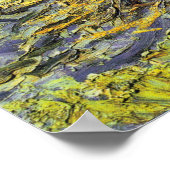 Vincent van Gogh Fischerboote in Saintes-Maries Poster (Ecke)