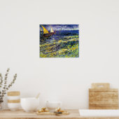 Vincent van Gogh Fischerboote in Saintes-Maries Poster (Küche)