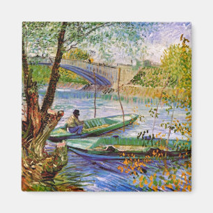 Vincent Van Gogh - Fischerei im Frühjahr Magnet