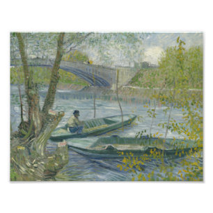 Vincent van Gogh - Fischerei im Frühling, die Pont Fotodruck