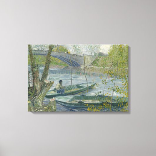 Vincent van Gogh - Fischerei im Frühling, die Pont Leinwanddruck (Vorderseite)