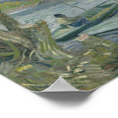 Vincent van Gogh - Fischerei im Frühling, die Pont Poster (Ecke)