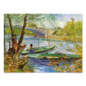 Vincent Van Gogh, Fischerei im Frühling Fotodruck (Vorne)