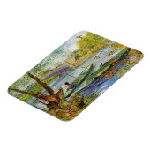 Vincent Van Gogh, Fischerei im Frühling Magnet (Linke Seite)