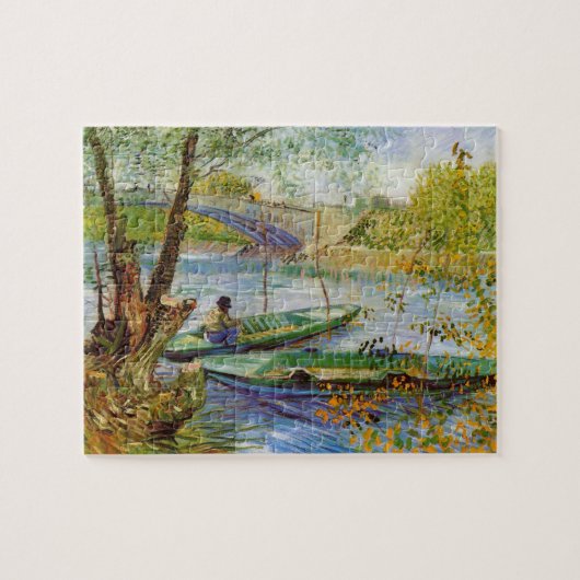 Vincent Van Gogh, Fischerei im Frühling Puzzle (Horizontal)