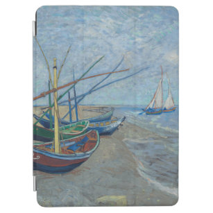 Vincent Van Gogh - Fischereifahrzeuge am Strand iPad Air Hülle