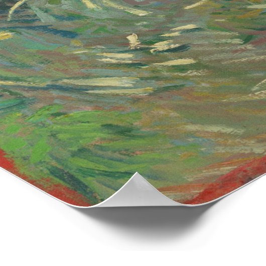 Vincent van Gogh Fishing im Frühling, der Pont de Poster (Ecke)