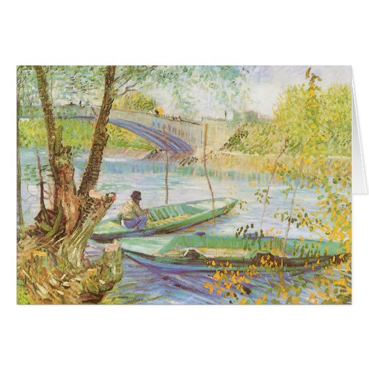 Vincent van Gogh Fishing im Frühling, Pont de Clic (Vorderseite (Horizontal))